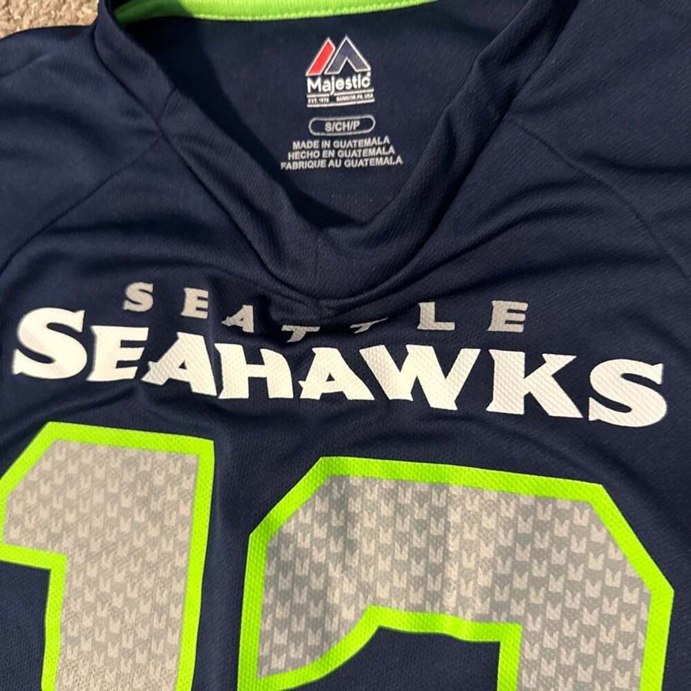 Majestic Seattle Seahawks Fan Jersey Size S